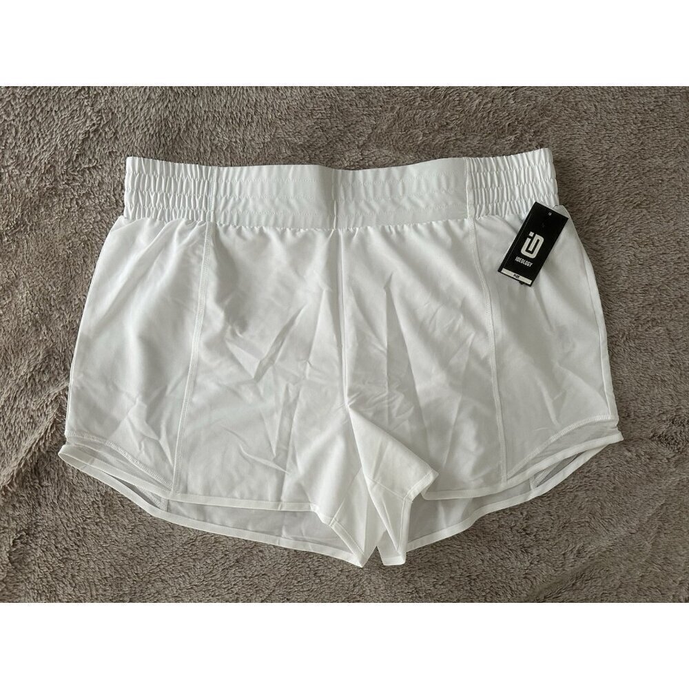 Womens ID Ideology High-Waist Woven Active Shorts Size 1X Bright White New - Picture 2 of 14